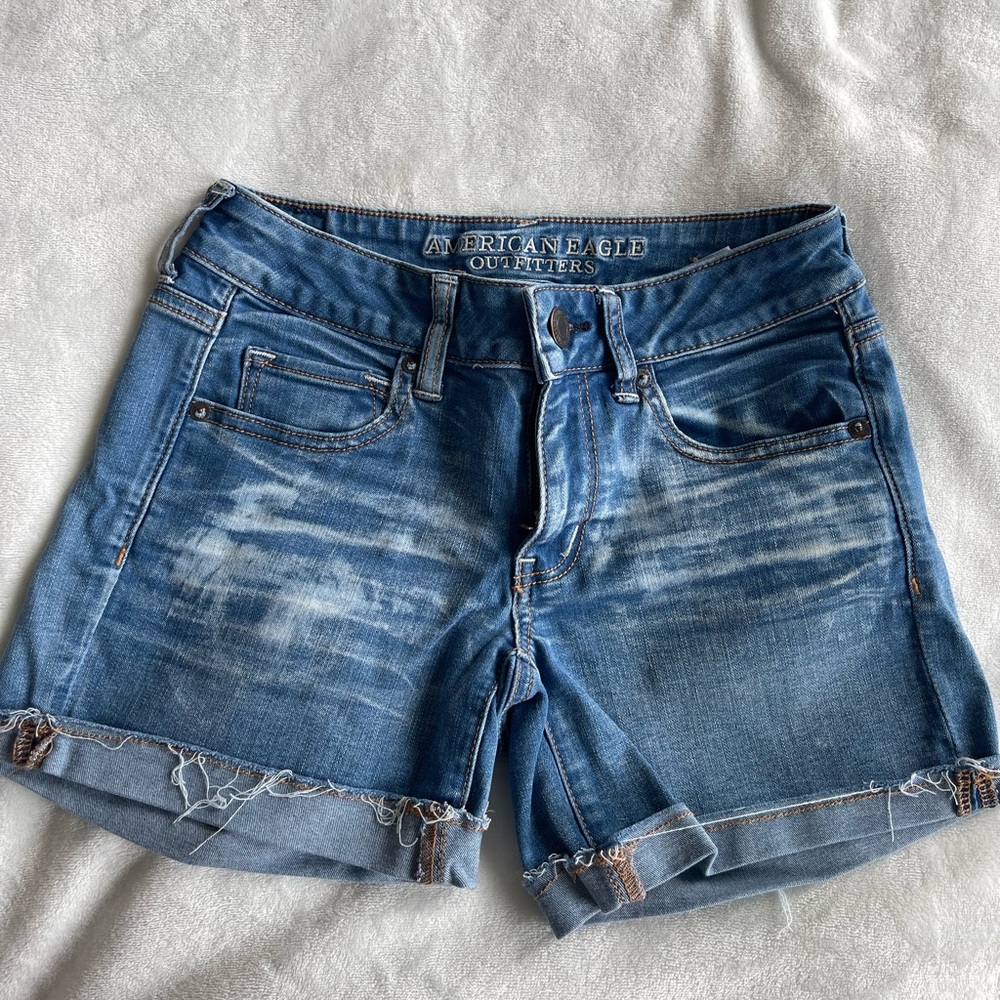 American Eagle Super Super Stretch Jean Shorts
